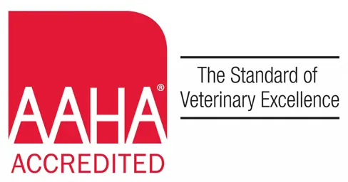 Logo: American Animal Hospital Association Accreditation - The Standard of Veterinary Excellence